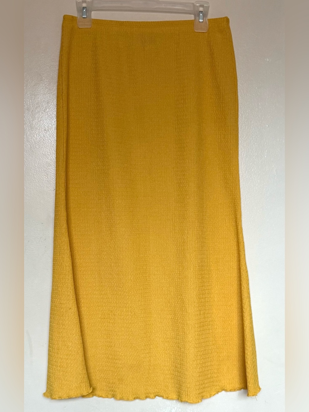 SHEIN Mustard Knit Maxi Skirt